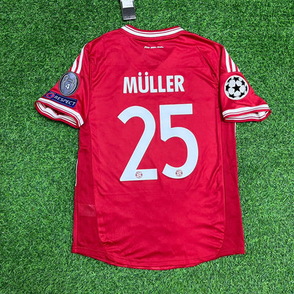 Thomas Müller Bayern Munich 2013 Champions League Final Jersey Trikot Soccer Shirt