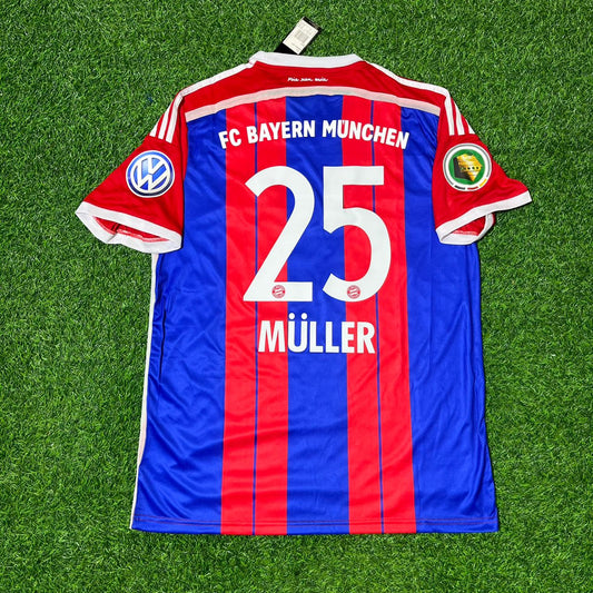 Thomas Müller Bayern Munich 2014-2015 Trikot Kit Jersey Soccer Shirt