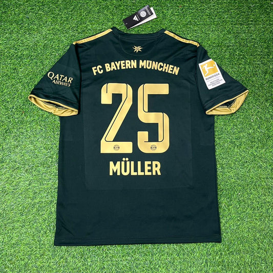 Thomas Muller Bayern Munich 2021-2022 Oktoberfest Green Special Edition Football Jersey