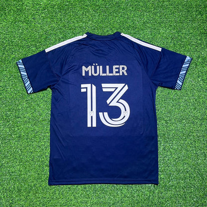 Thomas Müller Vancouver Whitecaps Canada MLS New Season 2026 2027 Blue Soccer Kit