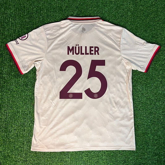 Thomas Muller 25 Bayern Munich Gris Nouveau maillot de football