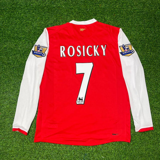 Camiseta de fútbol retro de manga larga local del Arsenal 2006-2007, Tomáš Rosický #7