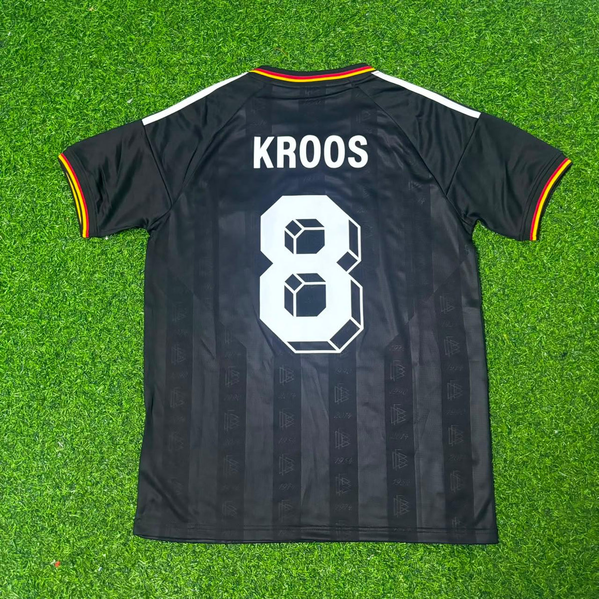 Toni Kroos 8# Germany Black Retro Vintage Football Jersey