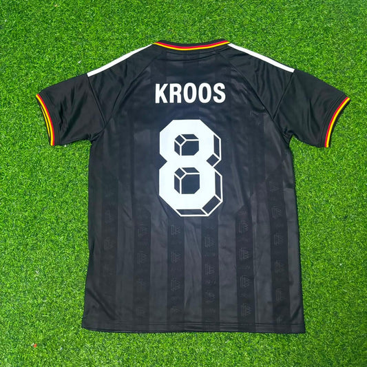 Toni Kroos 8# Deutschland Schwarz Retro Vintage Fußballtrikot