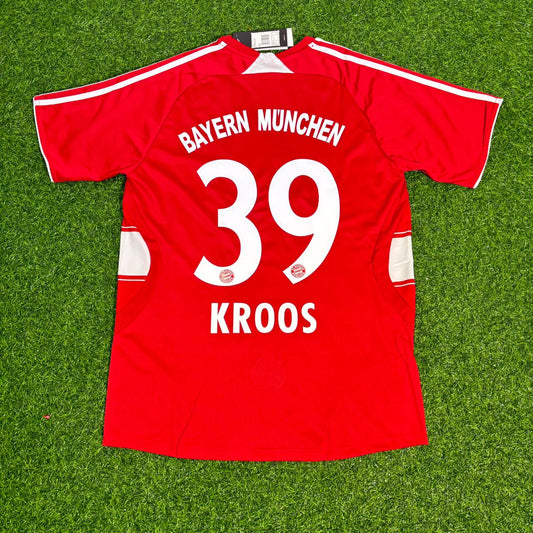 Toni Kroos Bayern Munich 2007–2009 Retro Football Jersey Kit