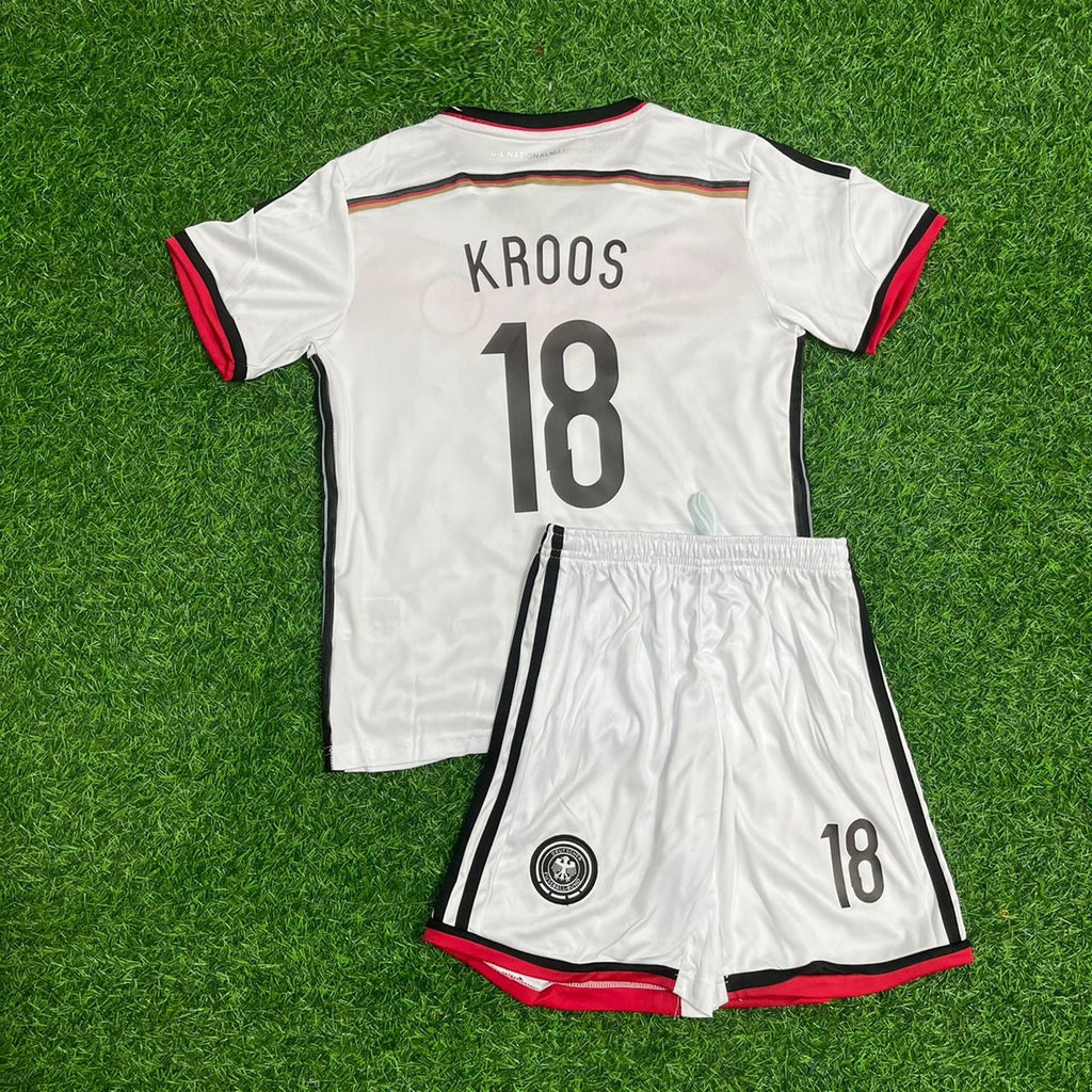 Toni Kroos Deutschland 2014 Weltmeisterschaft Kinder Retro-Fußballtrikot