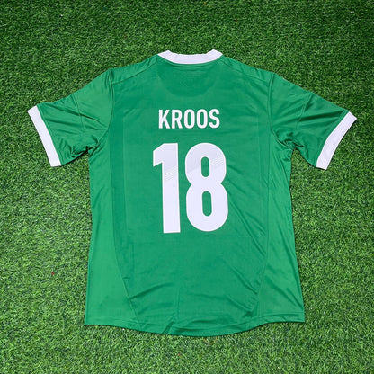 Toni Kroos Deutschland EURO 2012 Grünes Retro-Fußballtrikot