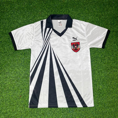 Toni Polster Austria 1990 World Cup White Retro Football Jersey