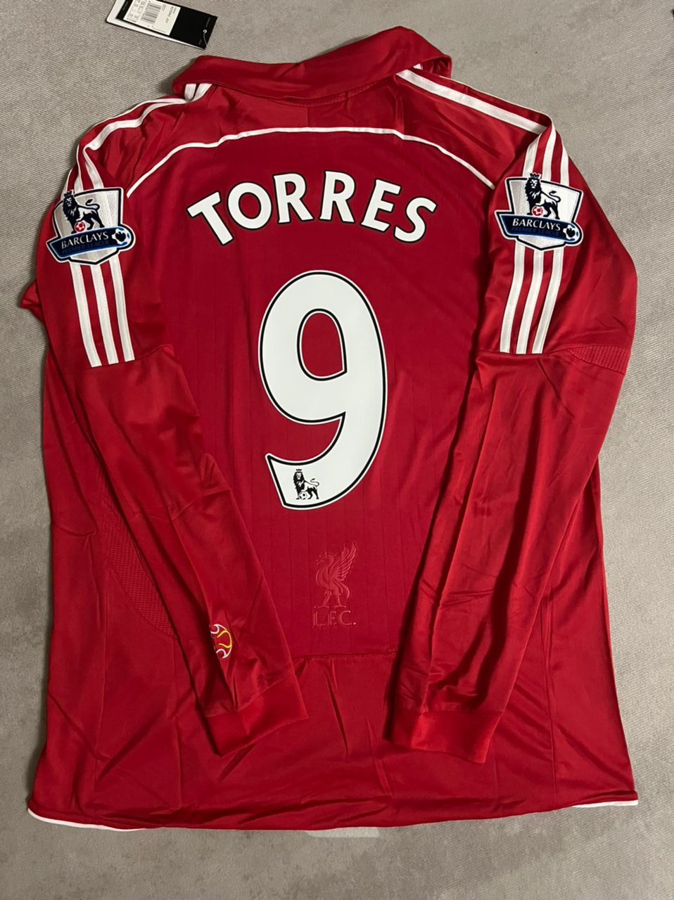 Fernando Torres Liverpool 2007-2008 Rotes Retro-Trikot Fußballtrikot