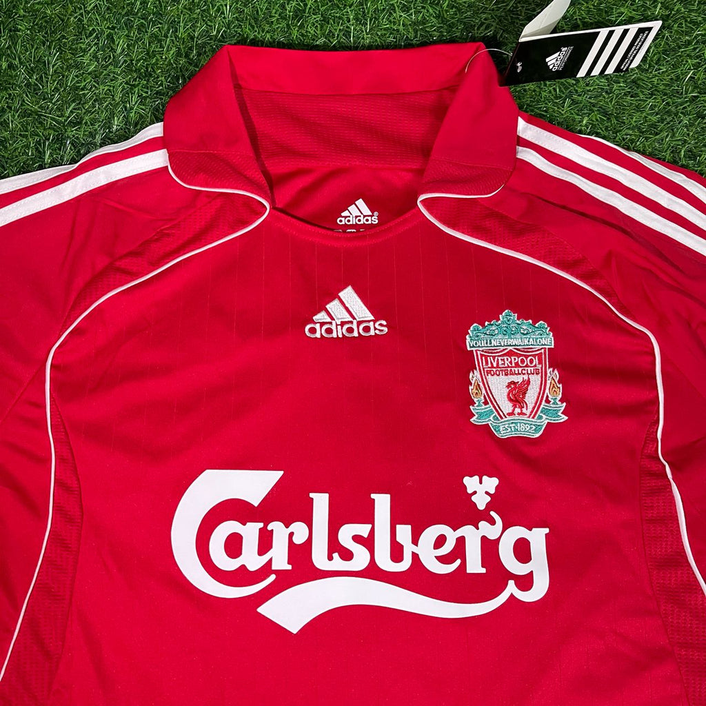 Fernando Torres Liverpool 2007-2008 Rotes Retro-Trikot Fußballtrikot