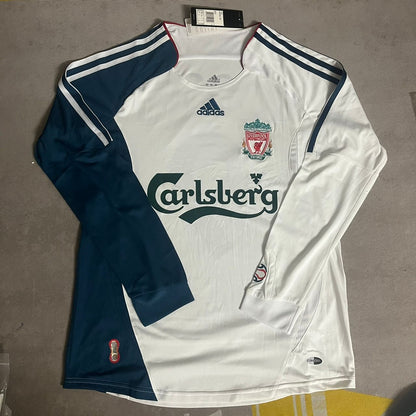 Fernando Torres Liverpool Champions League Long Sleeve Retro Kit Jersey Trikot Maglia Soccer Shirt
