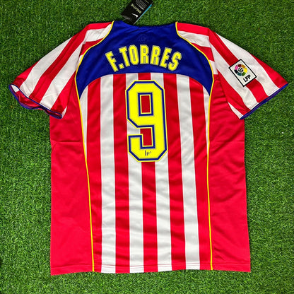 Fernando Torres Atletico Madrid Kids SpiderMan Retro Football Jersey Soccer Shirt
