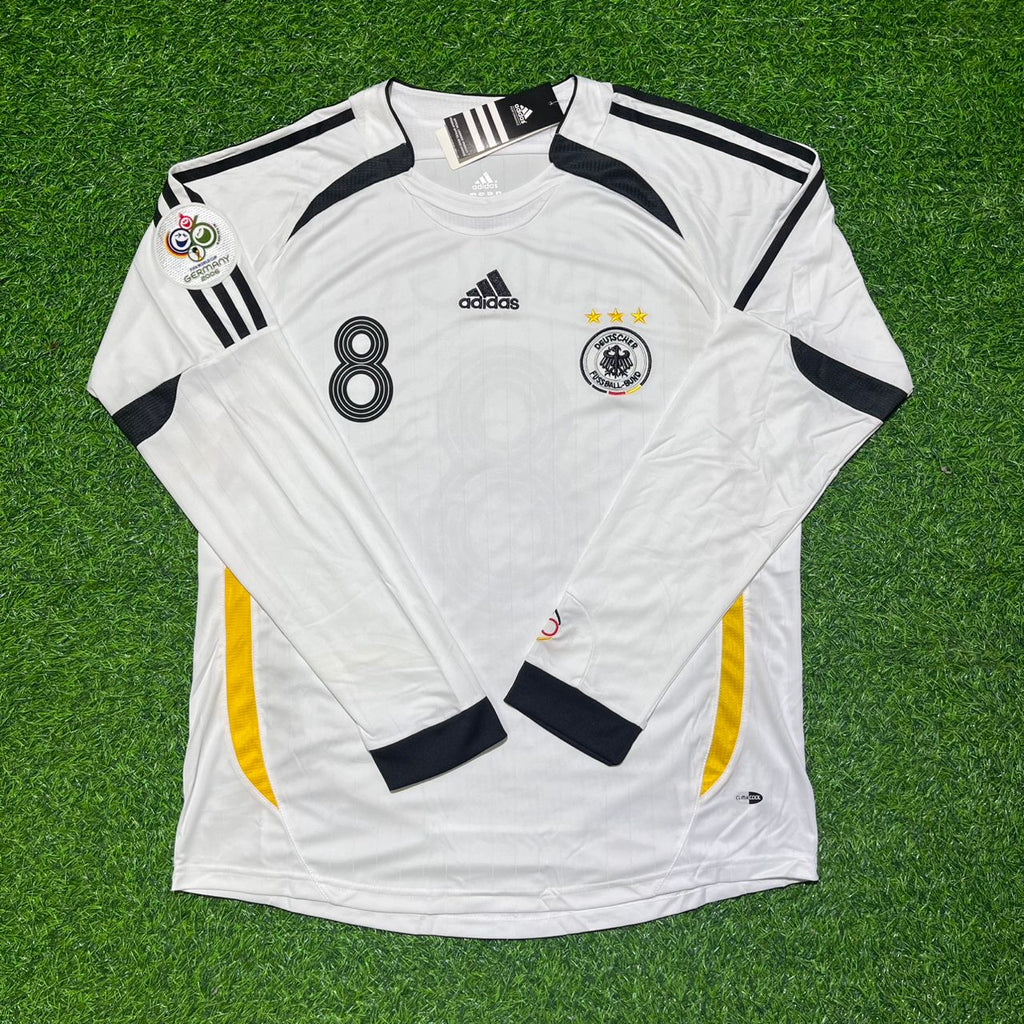 Torsten Frings Germany 2006 World Cup Long Sleeve White Football Jersey