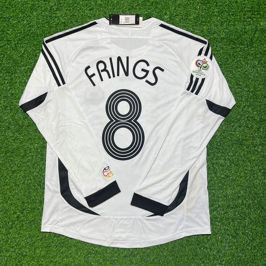 Torsten Frings Deutschland 2006 WM Langarm Weißes Fußballtrikot