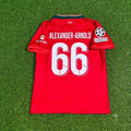 Maillot de football rétro domicile Trent Alexander-Arnold #66 Liverpool Finale Ligue des Champions 2022