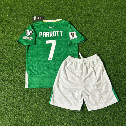 Troy Daniel Parrott Irland Éire Grün 2026 WM Kinder Fußballtrikot-Set