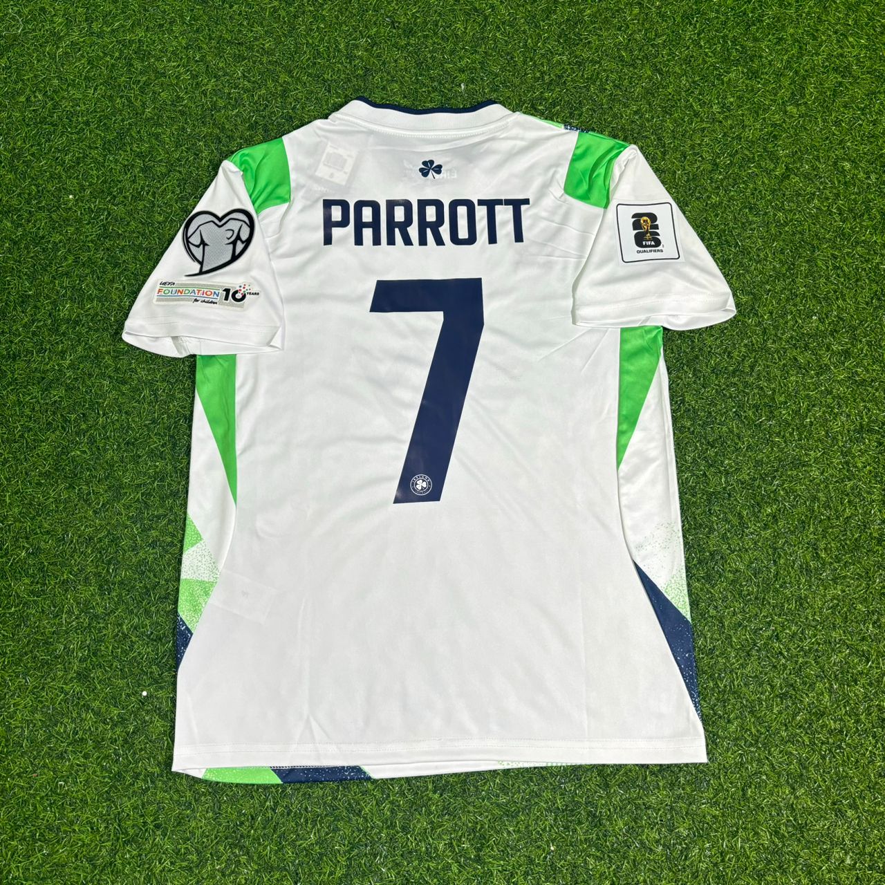 Troy Parrott #7 Irland WM-Qualifikation 2026 Grün Weiß Neues Saison Trikot