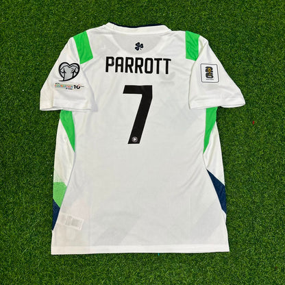 Troy Parrott #7 Irland Kinder 2026 Heim Grüne-Weiße Fußballtrikot
