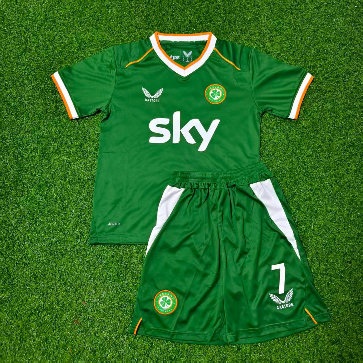 Troy Parrott Irland 2026 Kinder Fußballtrikot Grün – Neue Saison