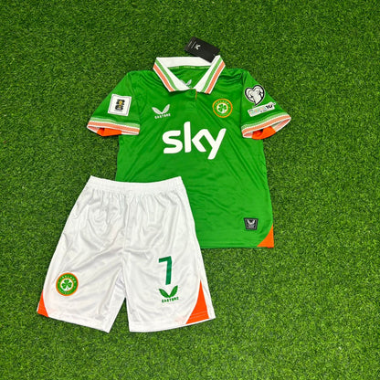 Troy Parrott Irland Éire Grün 2026 WM Kinder-Fußballtrikot