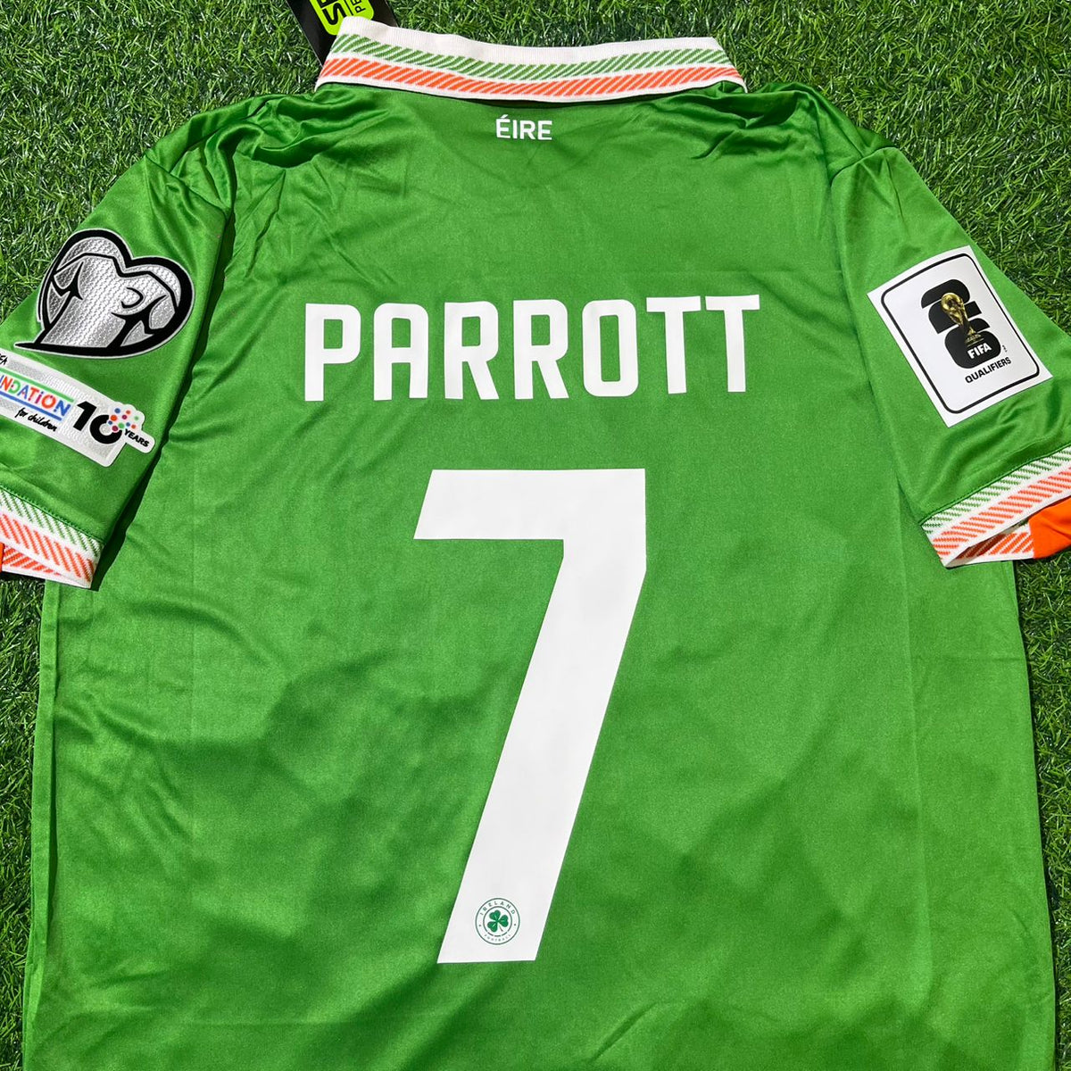 Troy Parrott Irland Éire Grün 2026 WM Kinder-Fußballtrikot