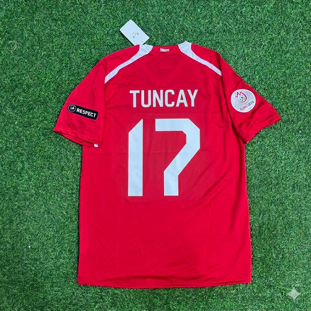 Camiseta de fútbol retro de Turquía Euro 2008 Tuncay Şanlı #17