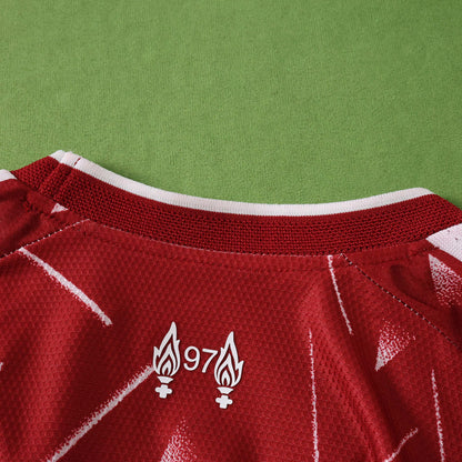 Camiseta de fútbol roja de manga larga local del Liverpool 2026-2027