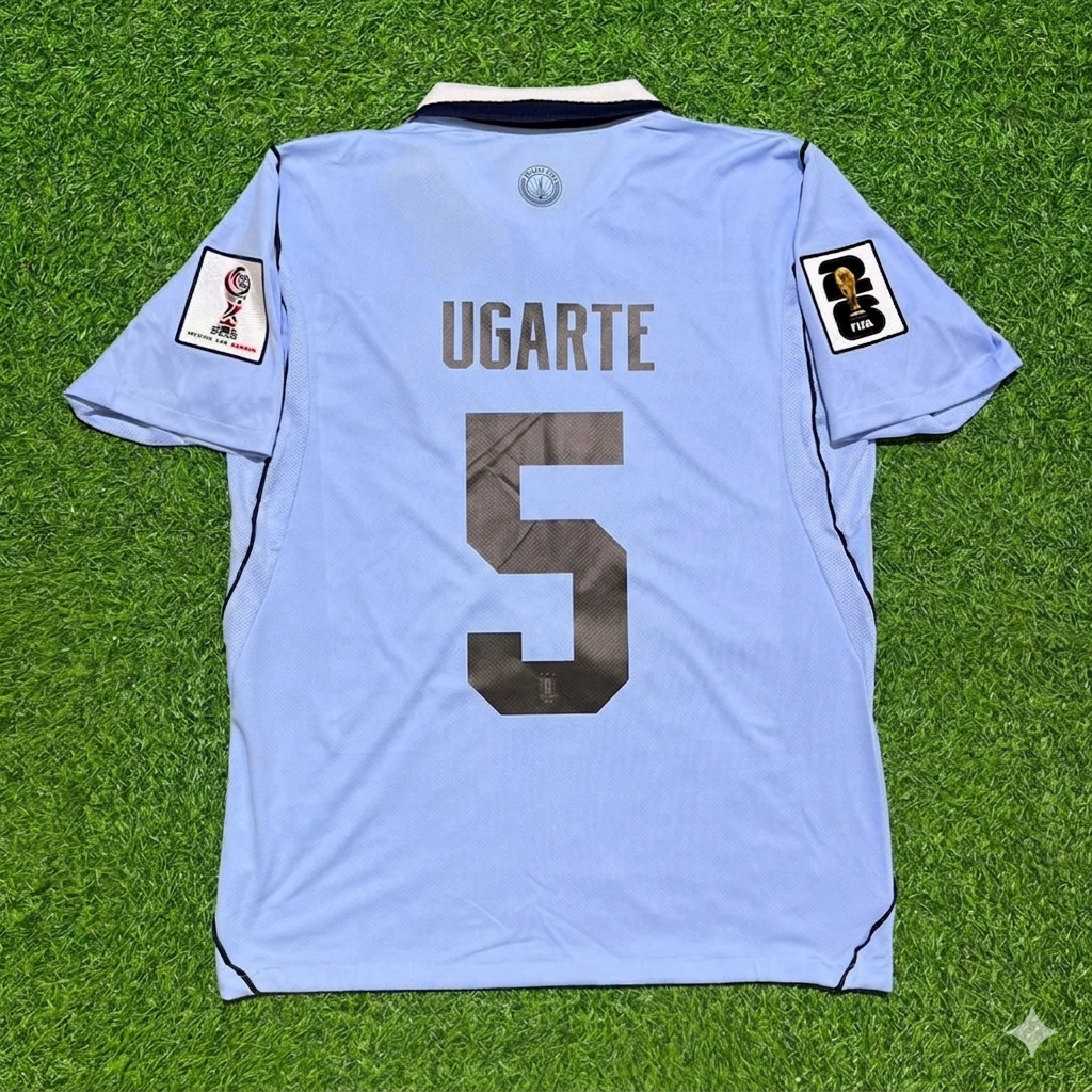 Manuel Ugarte #5 Uruguay WM 2026 Heimtrikot Himmelblau