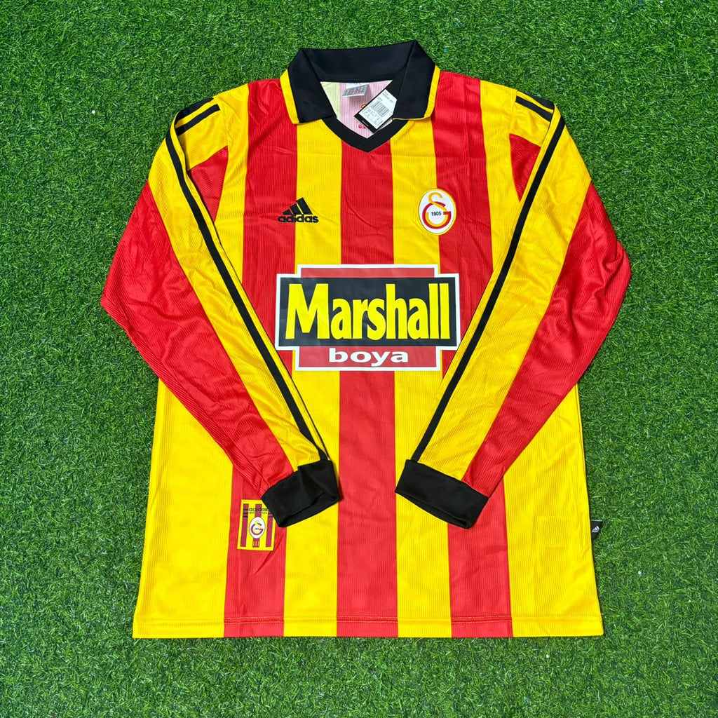 Maillot de football rétro à manches longues Ümit Davala Galatasaray 1999-2000