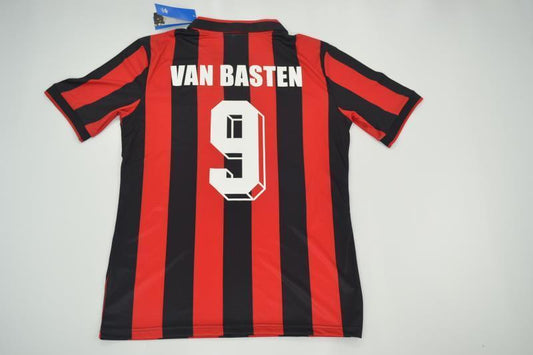Marco van Basten AC Mailand 1991/1992 Retro Trikot Fußballtrikot