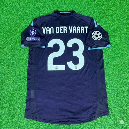 Rafael van der Vaart 23- Real Madrid 2009/2010 Away Retro Football Jersey Kit