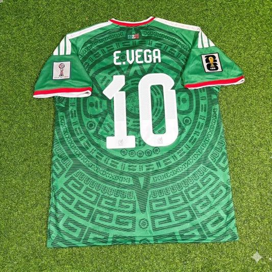 Ernesto Vega Mexiko WM 2026 Heimtrikot Grün