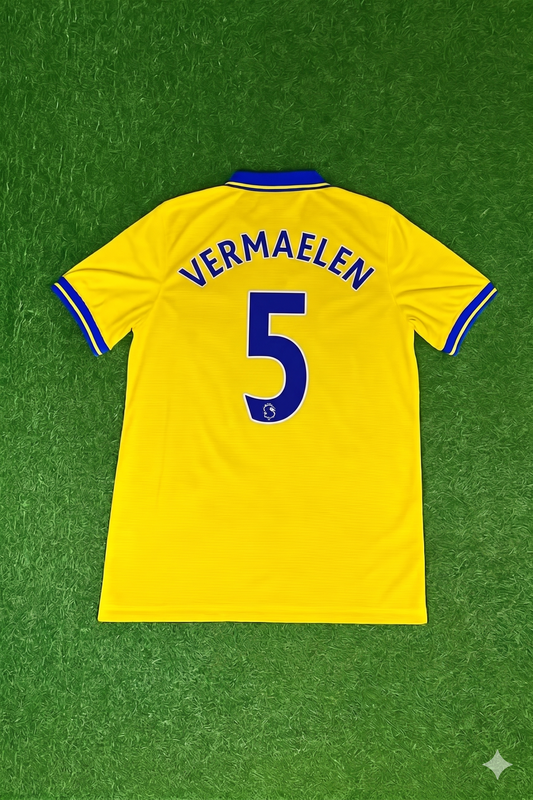 Thomas Vermaelen – Arsenal 2013/2014 Maillot rétro jaune Trikot Maillot de foot
