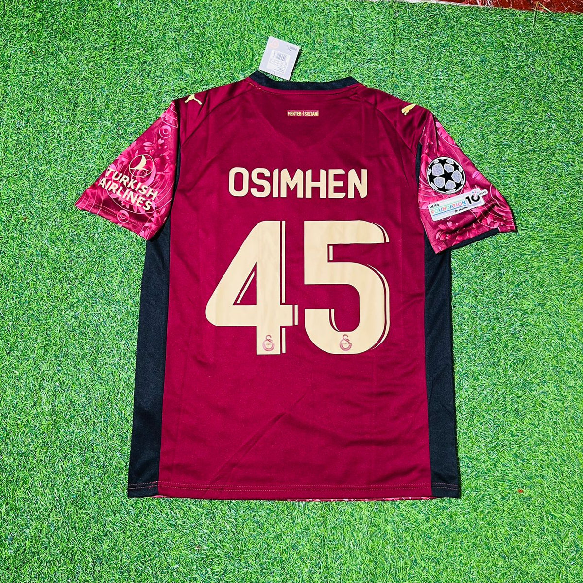 Victor Osimhen #45 Galatasaray 2025 2026 Third Alternative Football Jersey