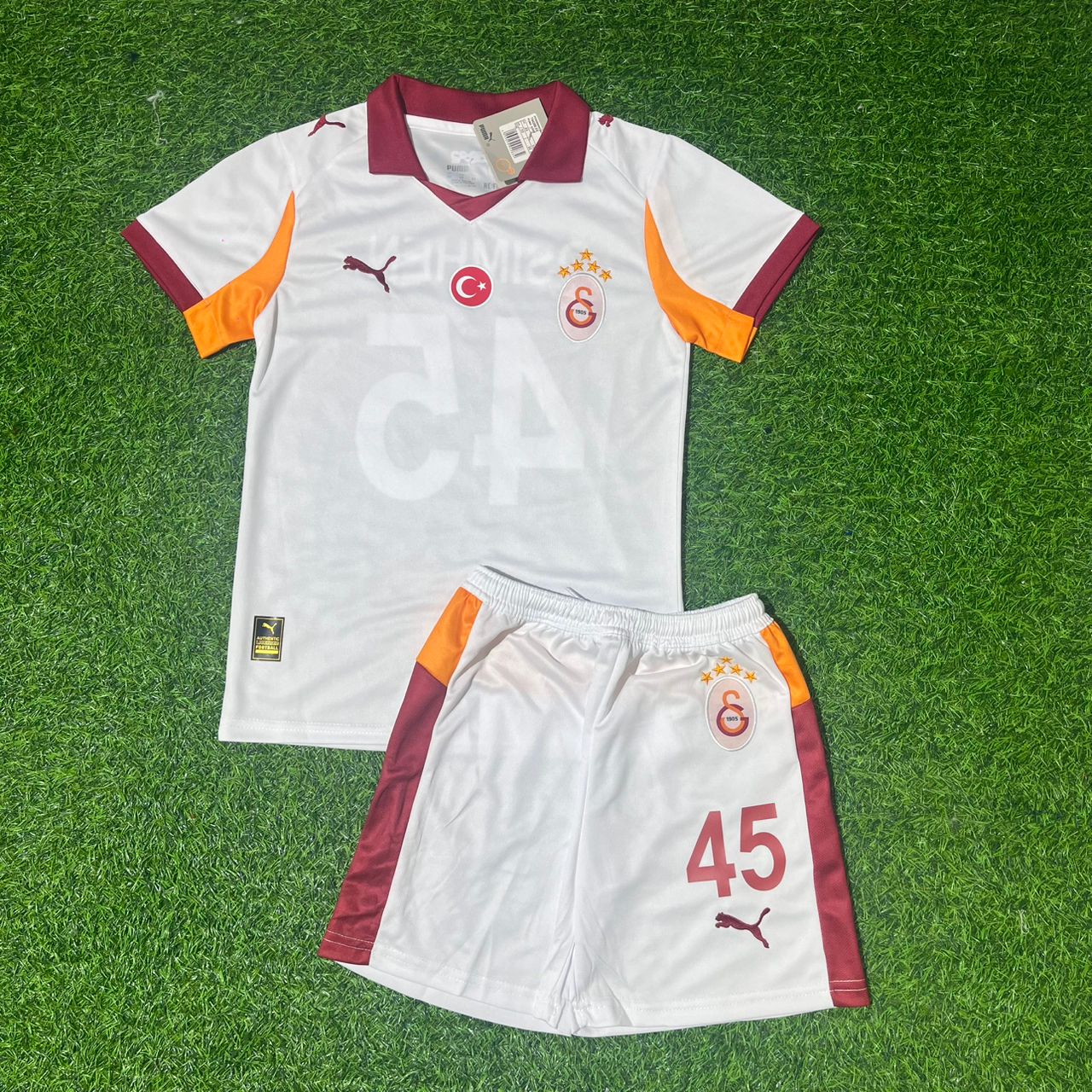 Victor Osimhen 45 Galatasaray Cocuk Formasi KinderTrikot Kids Kit Set Maillot Enfant Soccer Shirt