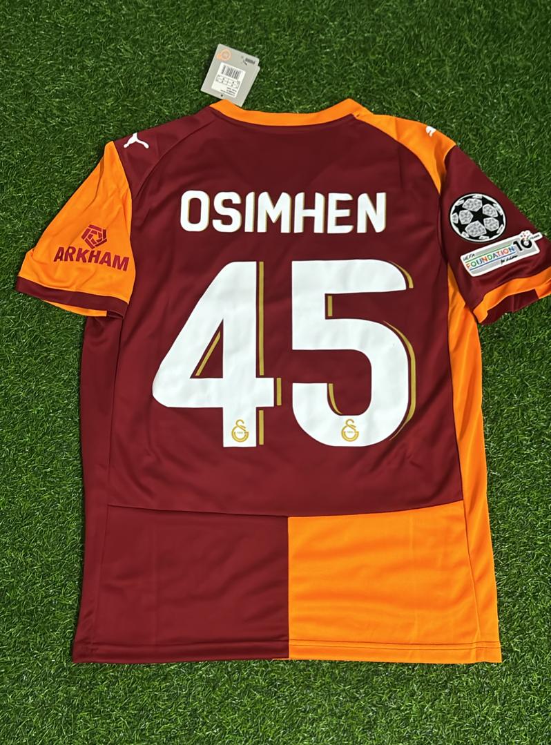 Victor Osimhen Galatasaray 2026 Champions League Home New Season Football Jersey Kit