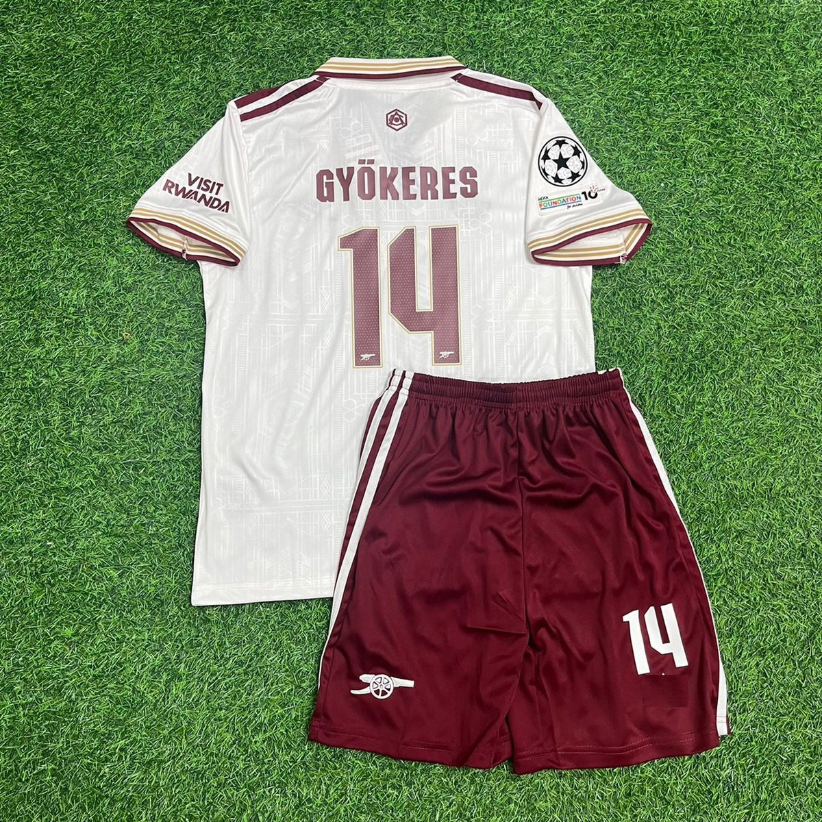 Maillot de Foot Enfant Viktor Gyökeres Arsenal Saison 2026 Extérieur Nouvelle Collection