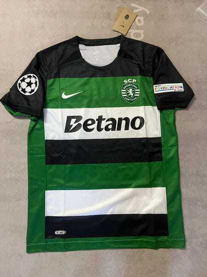 Viktor Gyökeres Sporting Lissabon Heimtrikot Grün