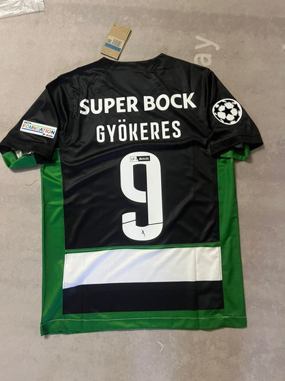 Viktor Gyökeres Sporting Lissabon Heimtrikot Grün