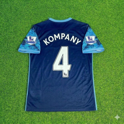 Vincent Kompany 4- Manchester City Saison 2016 2017 Retro-Trikot Maillot Trikot Maglia