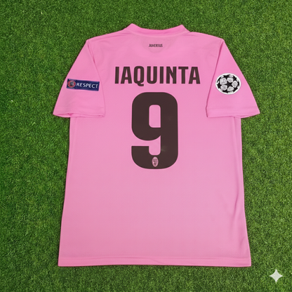 Vincenzo Laquinta Juventus Pink 2012 2013 Season Retro Jersey Soccer Shirt