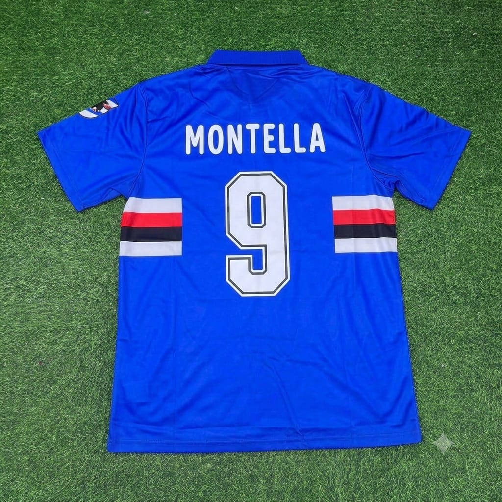 Vincenzo Montella Sampdoria Special Retro Fußballtrikot