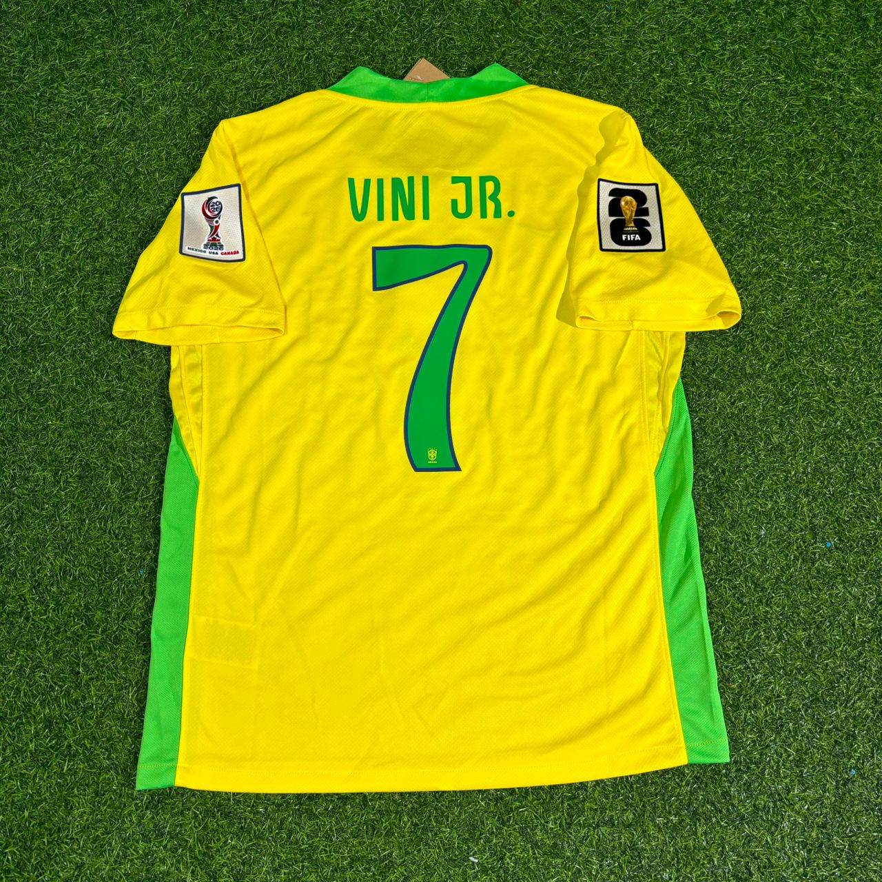 Vinicius Junior Vini JR Brazil 2026 World Cup New Season Football Jersey
