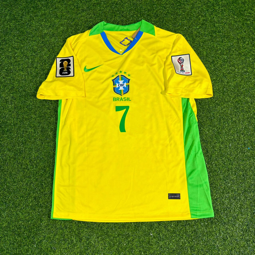 Vinicius Junior Vini JR Brazil 2026 World Cup New Season Football Jersey