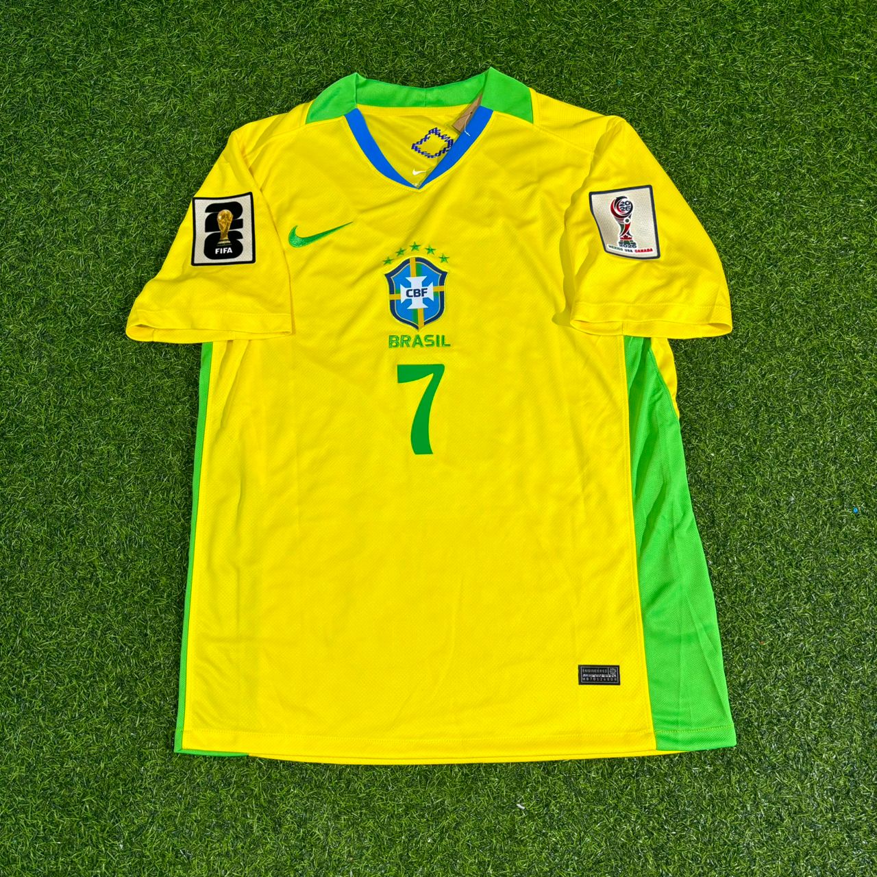 Vinicius Junior Vini JR Brazil 2026 World Cup New Season Football Jersey