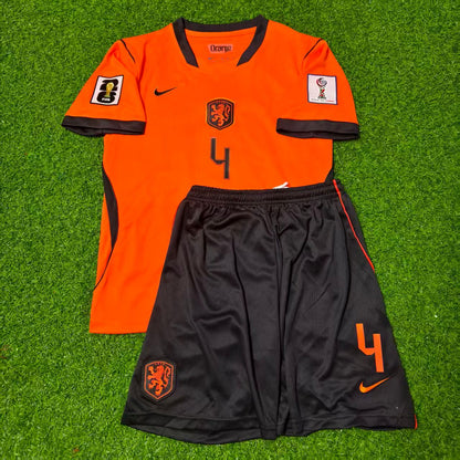 Virgil van Dijk Netherlands 2026 World Cup Kids Football Jersey
