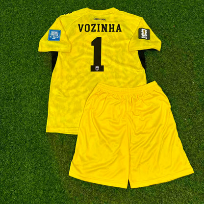 Vozinha Maillot de Gardien Cap-Vert Coupe du Monde 2026 Enfant Football Trikot Maillot