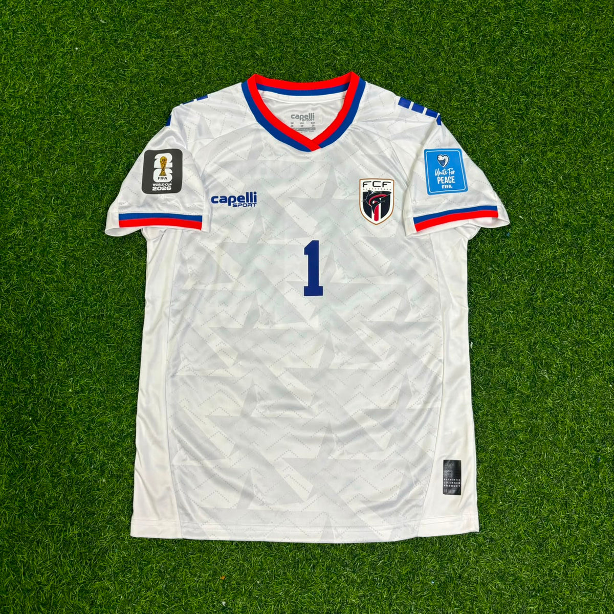 Vozinha #1 Cape Verde Goalkeeper World Cup 2026 Away Football Jersey Shirt Trikot Maillot