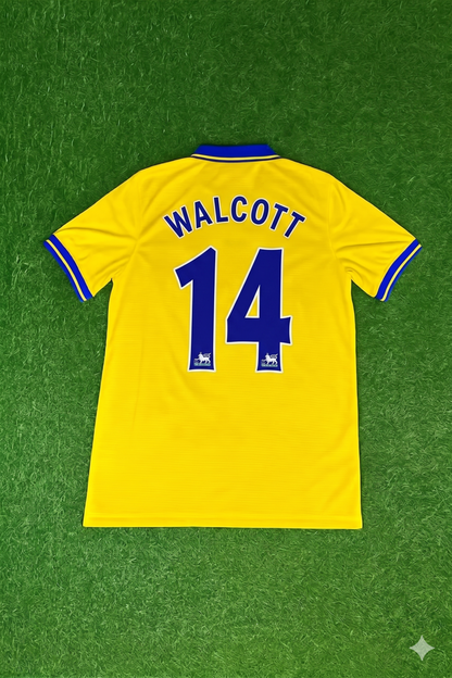 Theo Walcott – Arsenal 2013/2014 Gelbes Retro Trikot Fußball Trikot Shirt