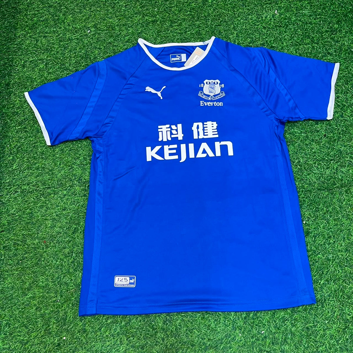 Wayne Rooney #18 Everton Fc Blue Retro Football Jersey